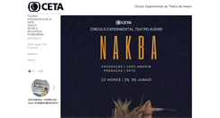 Desktop Screenshot of cetateatro.pt